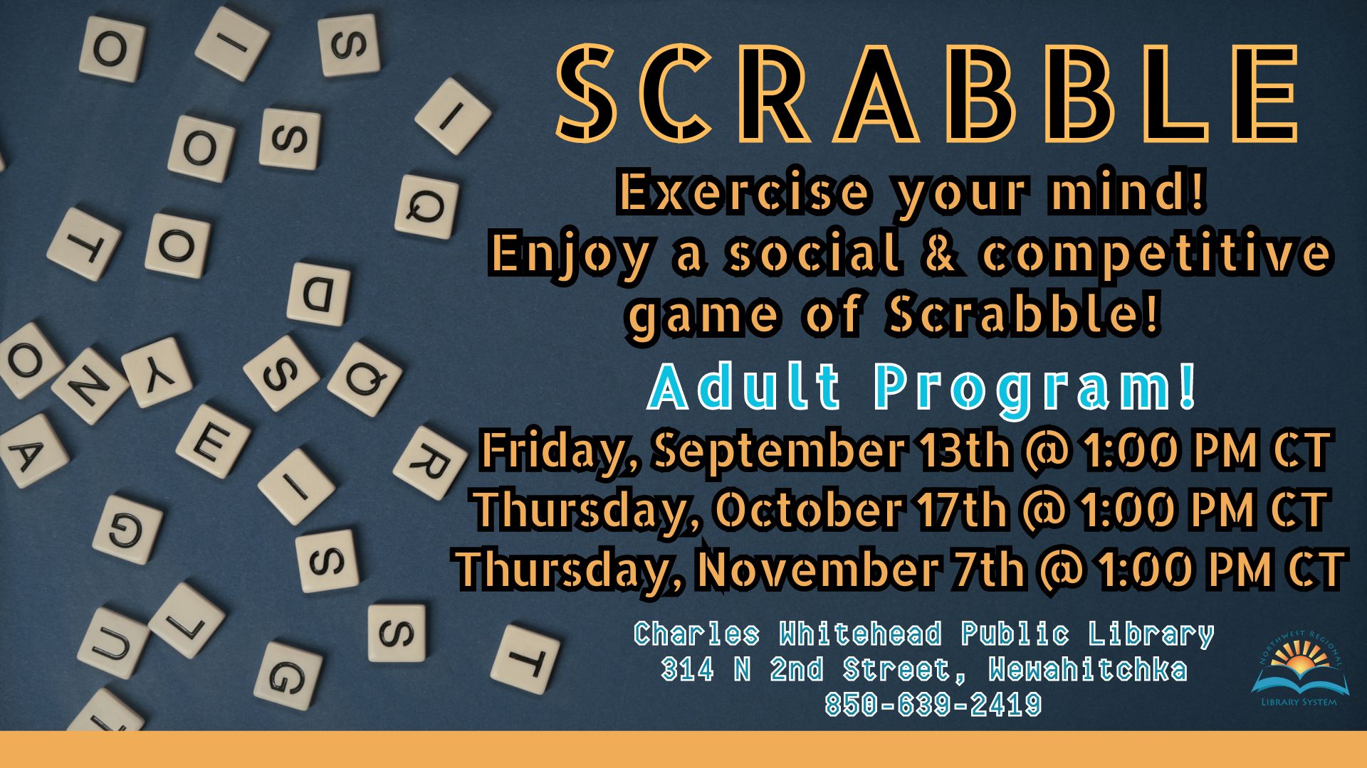 Scrabble pieces