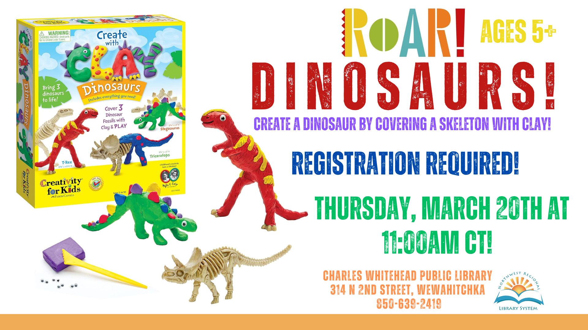image of clay dinosaurs