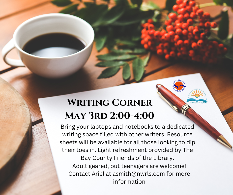 Image of coffee, writing and flowers