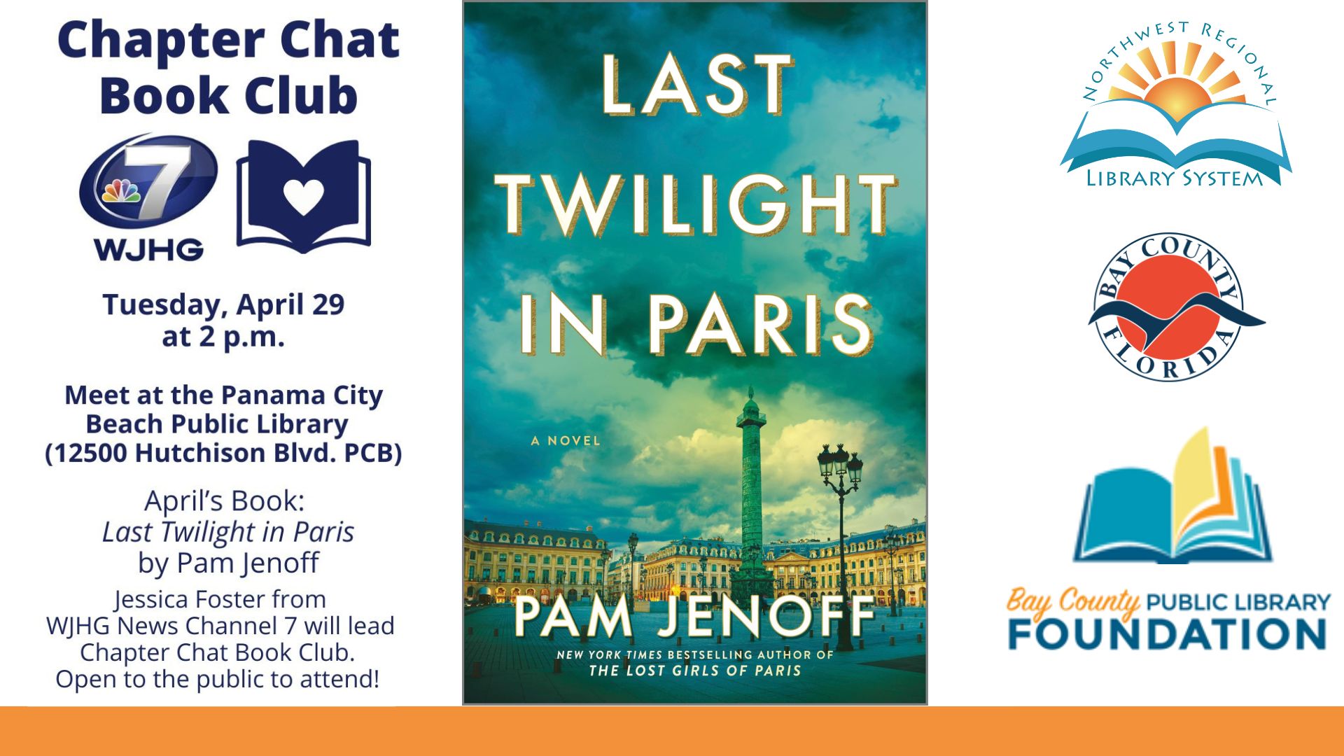 Chapter Chat (5) Chapter Chat Last Twilight in Paris by Pam Jenoff book cover