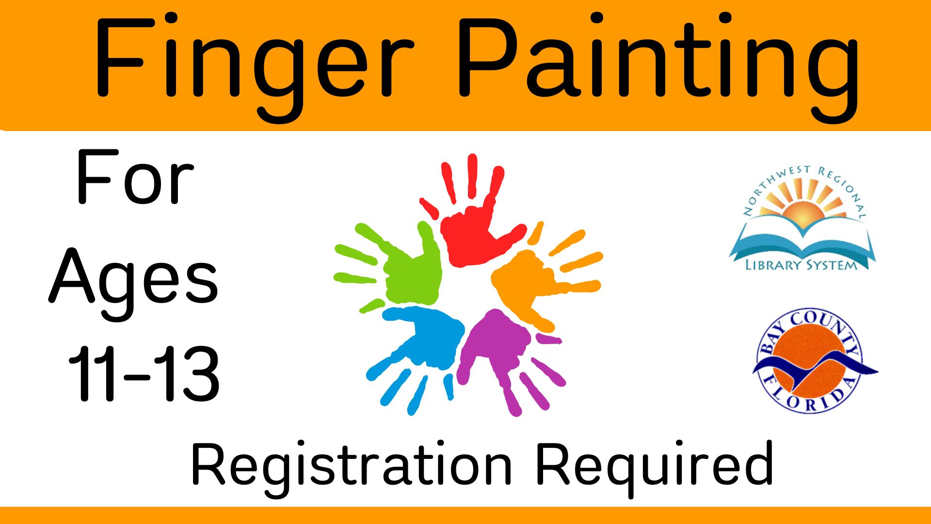 graphic of 5 colorful handprints
