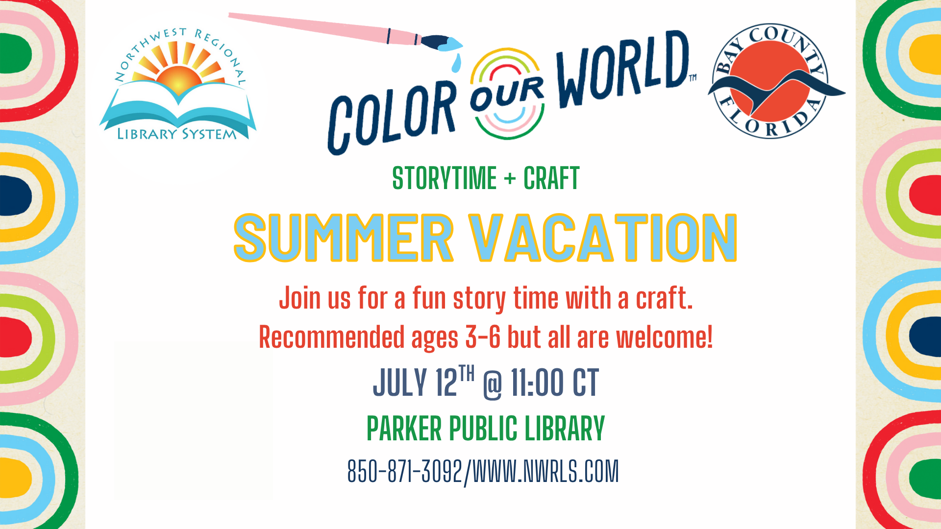 Summer Vacation Storytime
