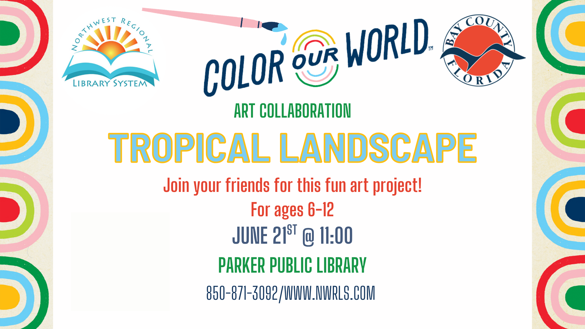 Tropical Landscape Art Collaboration